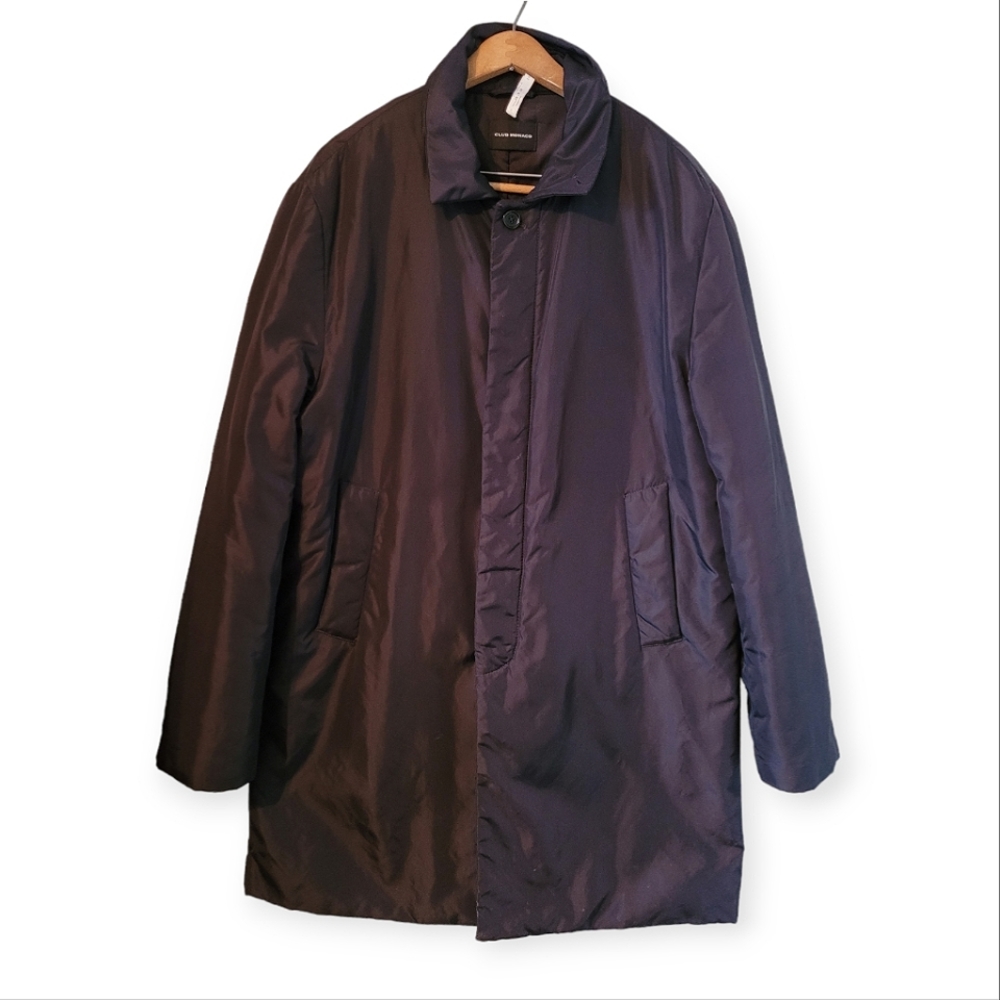 Club Monaco Men's Insulated Waterproof 3/4 Rain Jacket black XL